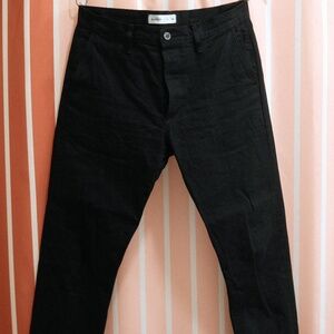 3Sixteen Black Selvedge Chinos - Straight Tapered USA Made LNWOT